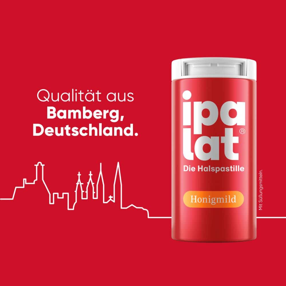 ipalat Halspastillen Honigmild Zuckerfrei 120 St Pastillen