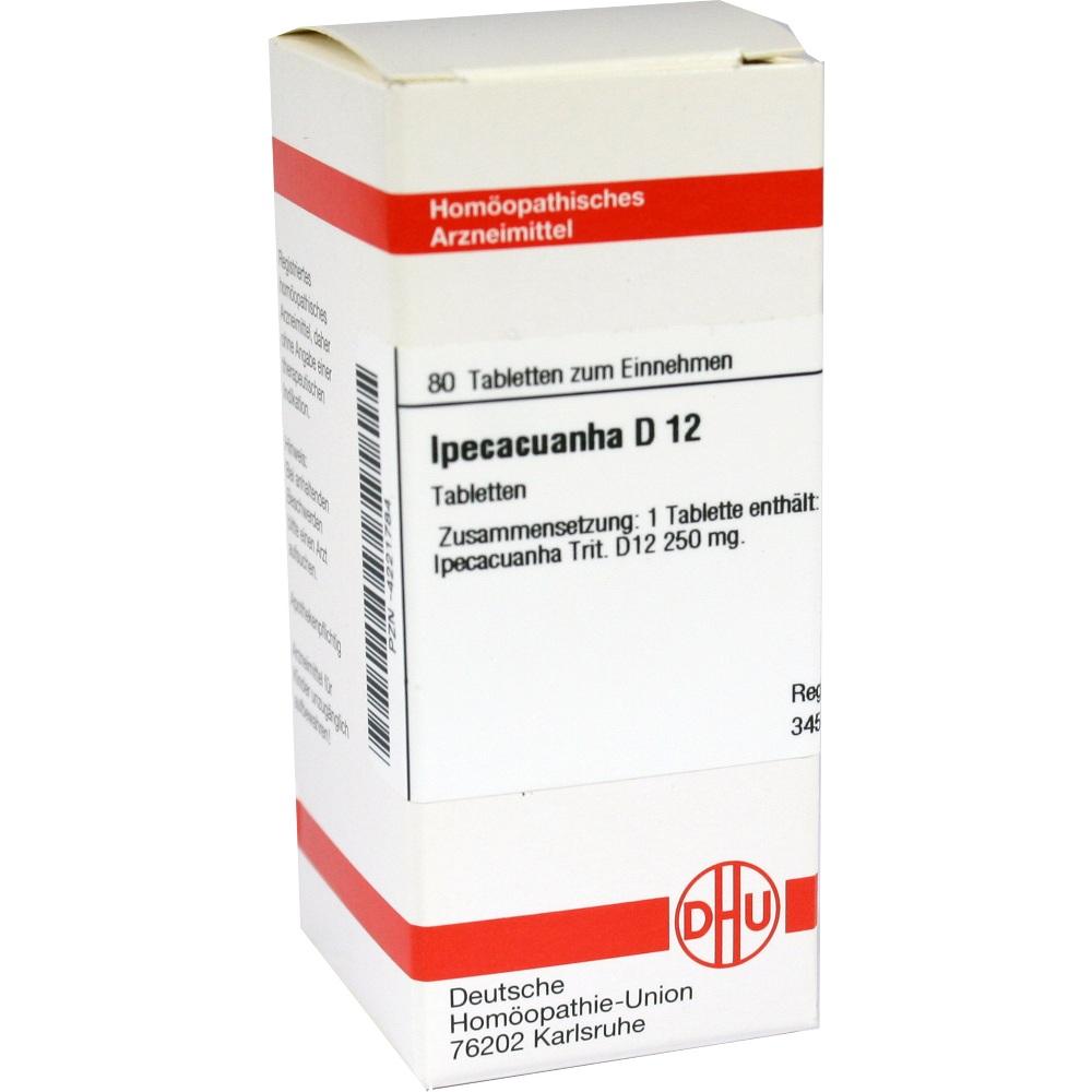 IPECACUANHA D 12 Tabletten 80 St Tabletten