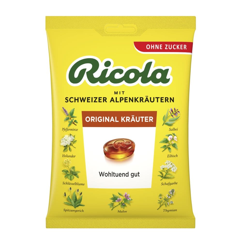 Ricola Kräuter Original zuckerfrei  75 g Bonbons