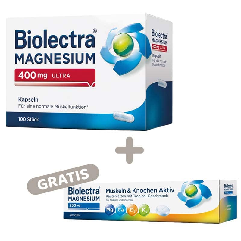 Biolectra MAGNESIUM 400 mg ULTRA 100 St Kapseln