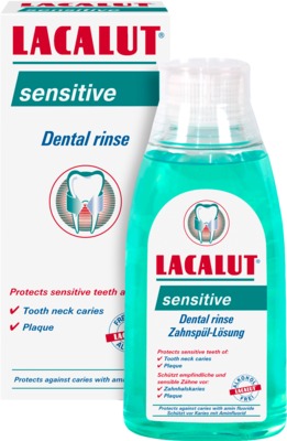 LACALUT sensitive Zahnspül-Lösung 300 ml Mundwasser