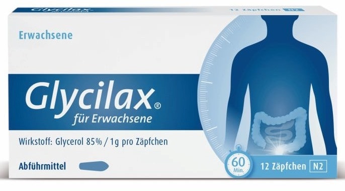 Glycilax für Erwachsene 12 St Erwachsenen-Suppositorien