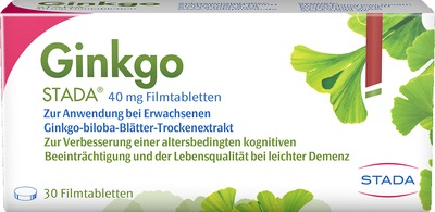 Ginkgo STADA 40mg 30 St Filmtabletten