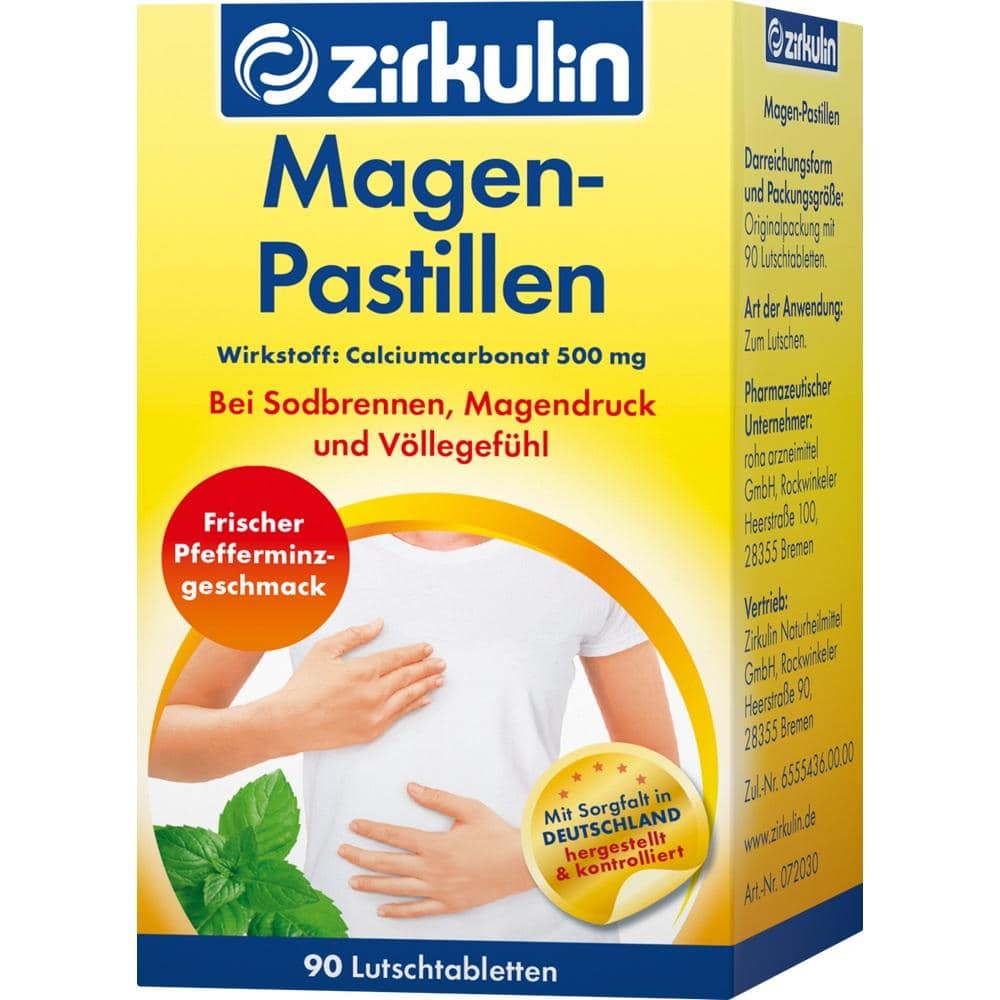 Zirkulin Magen-Pastillen 90 St Lutschtabletten
