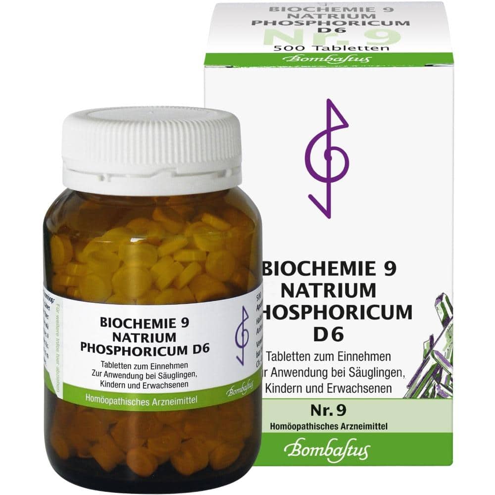 BIOCHEMIE 9 Natrium phosphoricum D 6 Tabletten 500 St Tabletten