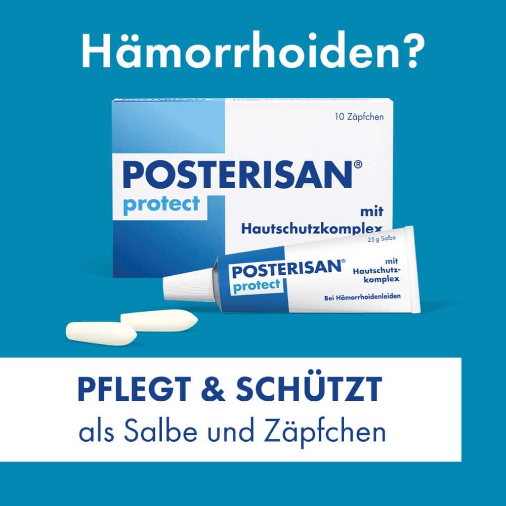 Posterisan protect Suppositorien 20 St Suppositorien