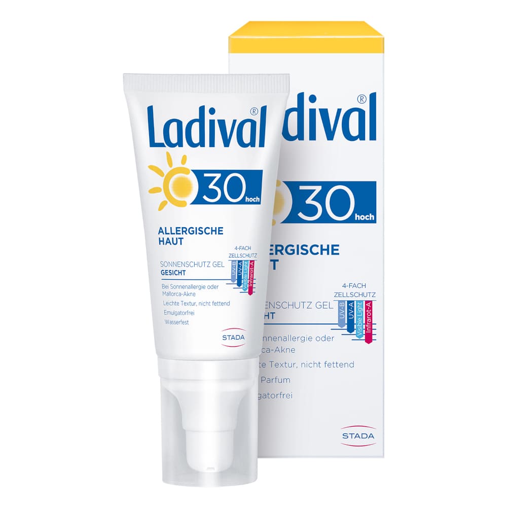 Ladival ALLERGISCHE HAUT LSF 30 SONNENSCHUTZ GEL GESICHT 50 ml Gel