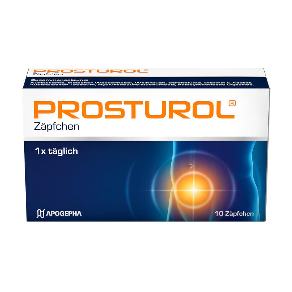 PROSTUROL Zäpfchen 10 St Suppositorien