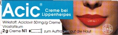 Acic bei Lippenherpes 2 g Creme