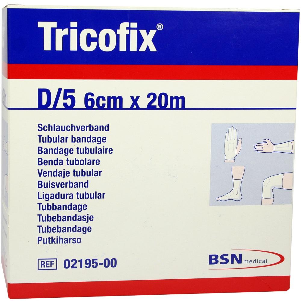 TRICOFIX Schlauchverband Gr. D 6 cm x 20 m 1 St Verband
