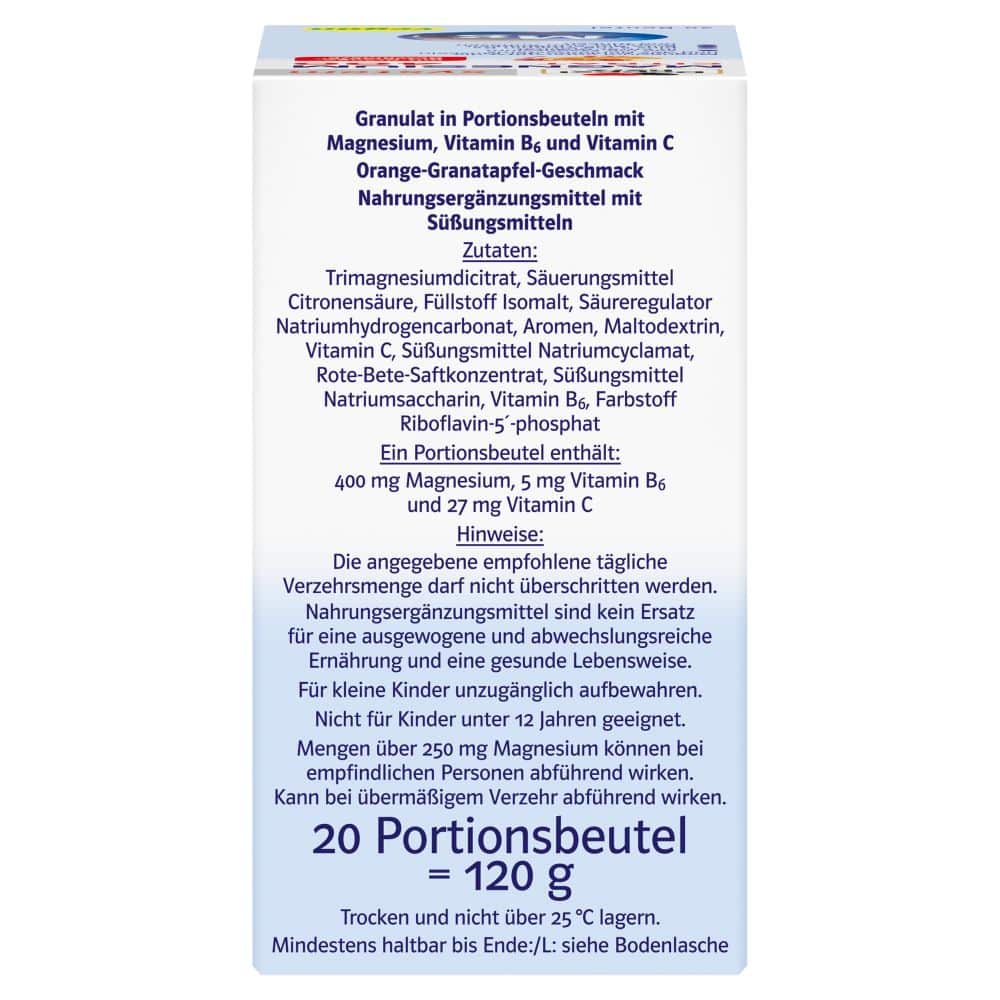 Doppelherz system MAGNESIUM 400 CITRAT 20 St Granulat