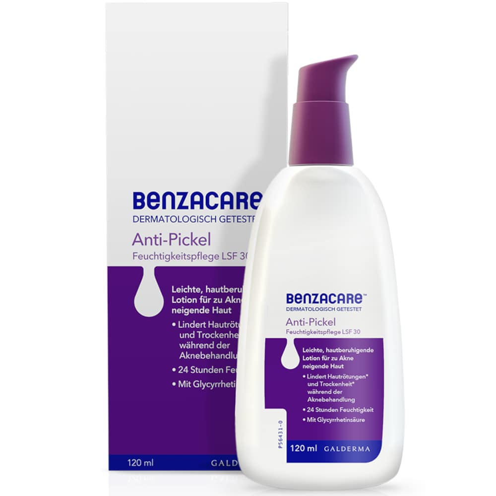 Benzacare Hautberuhigende Feuchtigkeitspflege 120 ml Creme