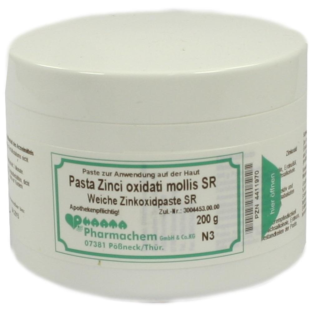PASTA ZINCI OXIDAT. MOLLIS SR 200 g Salbe