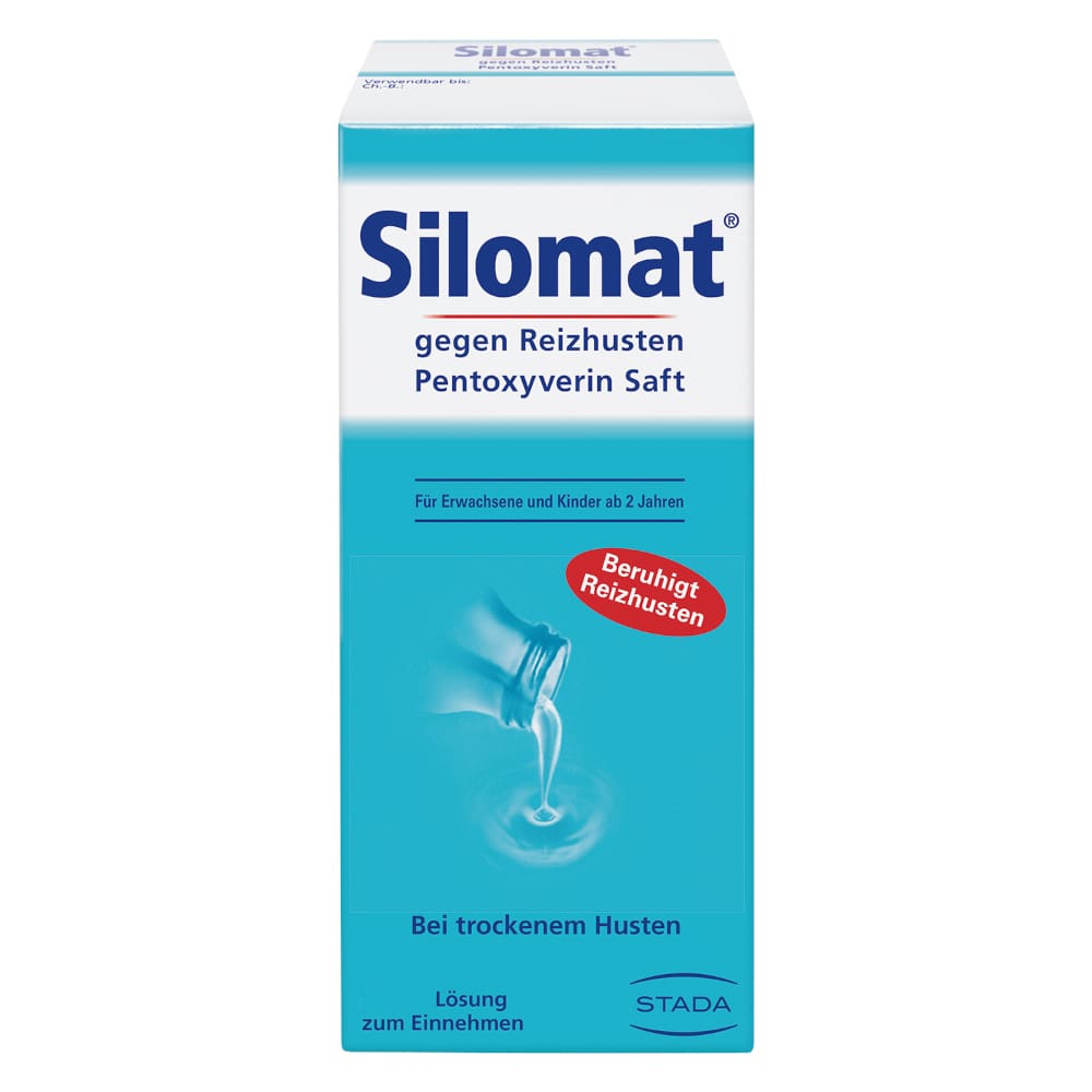 Silomat gegen Reizhusten Pentoxyverin Saft 100 ml Lösung zum Einnehmen