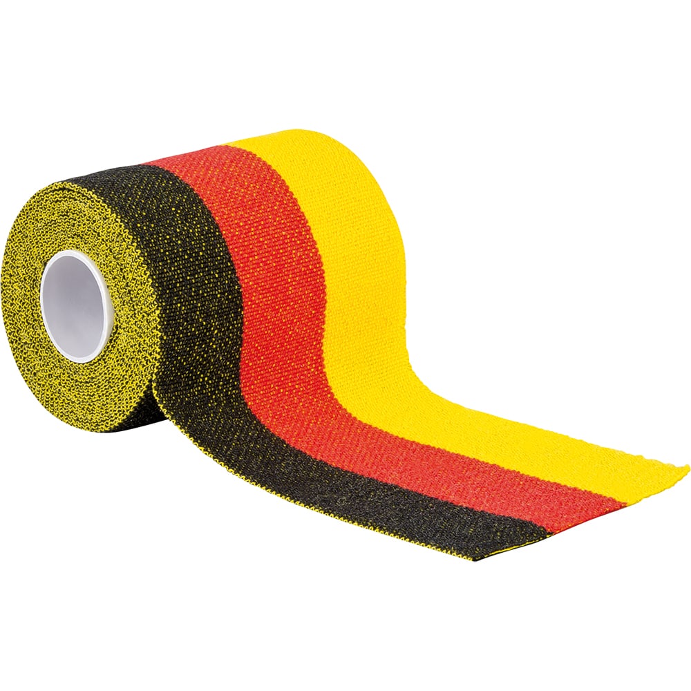 ROGG-Kurzzugbinde kohäsiv 8 cm x 5 m schwarz-rot-gold 1 St Binden
