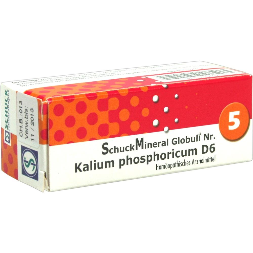 SCHUCKMINERAL Globuli 5 Kalium phosphoricum D6 7.5 g Globuli