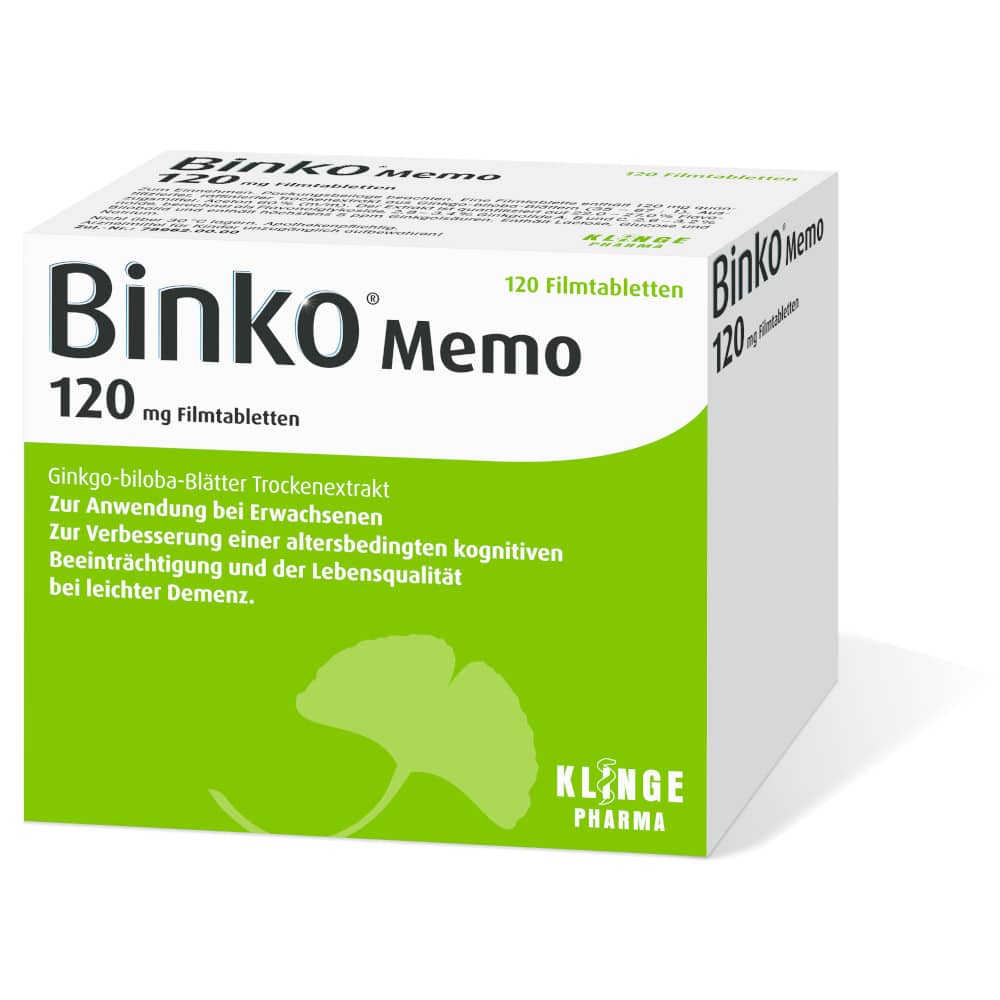 Binko Memo 120mg Filmtabletten 120 St Filmtabletten