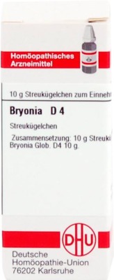 BRYONIA D 4 Globuli 10 g Globuli
