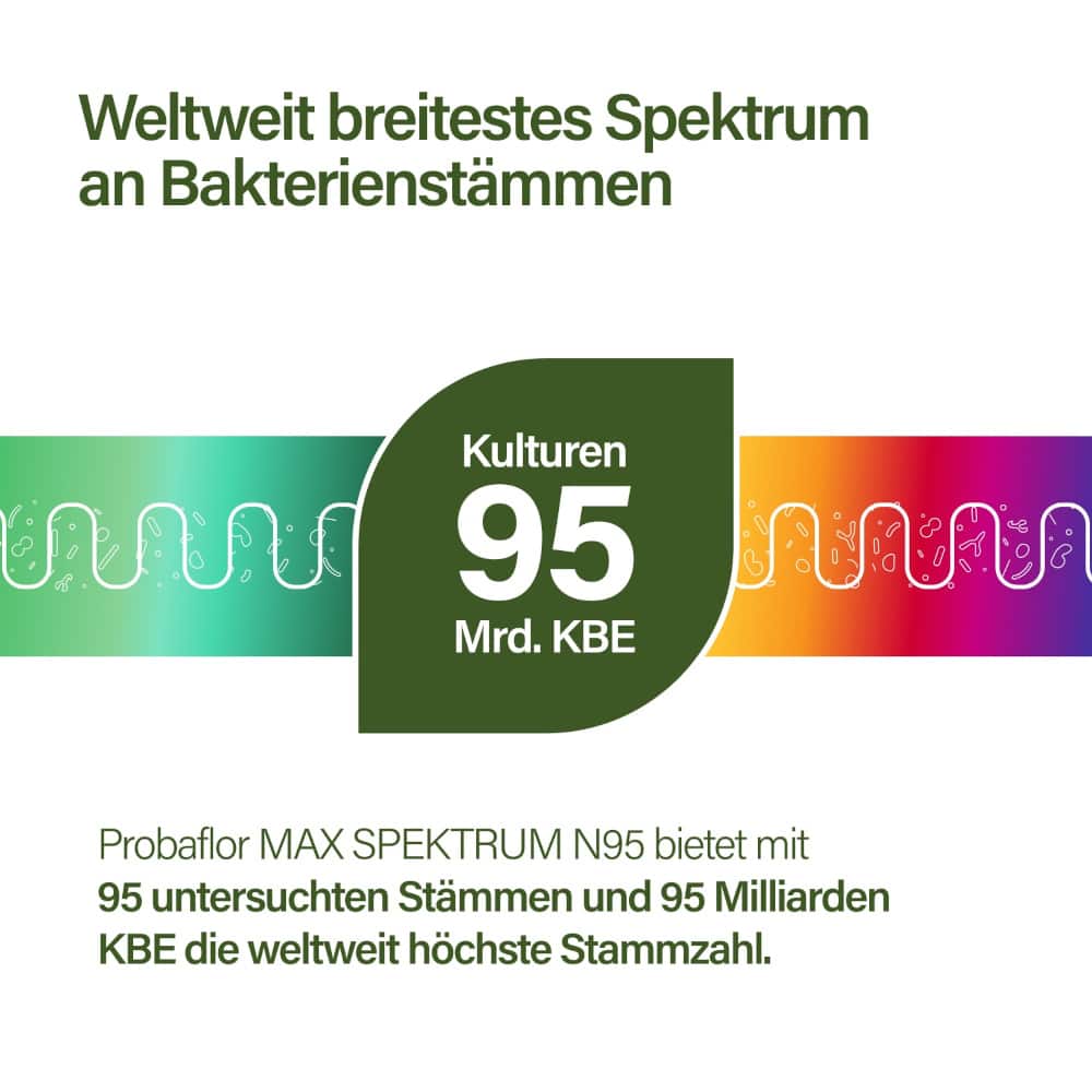 Nupure probaflor Max Spektrum N95 Kapseln 80 St 80 St Kapseln magensaftresistent
