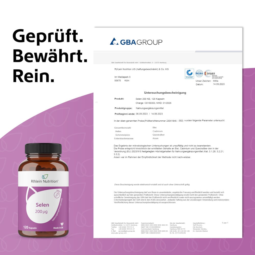 R(h)ein Nutrition Selen 200 NE 120 St Kapseln