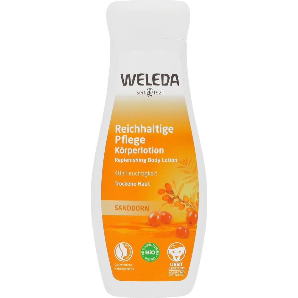 WELEDA Reichhaltige Pflege Körperlotion SANDDORN 200 ml Lotion
