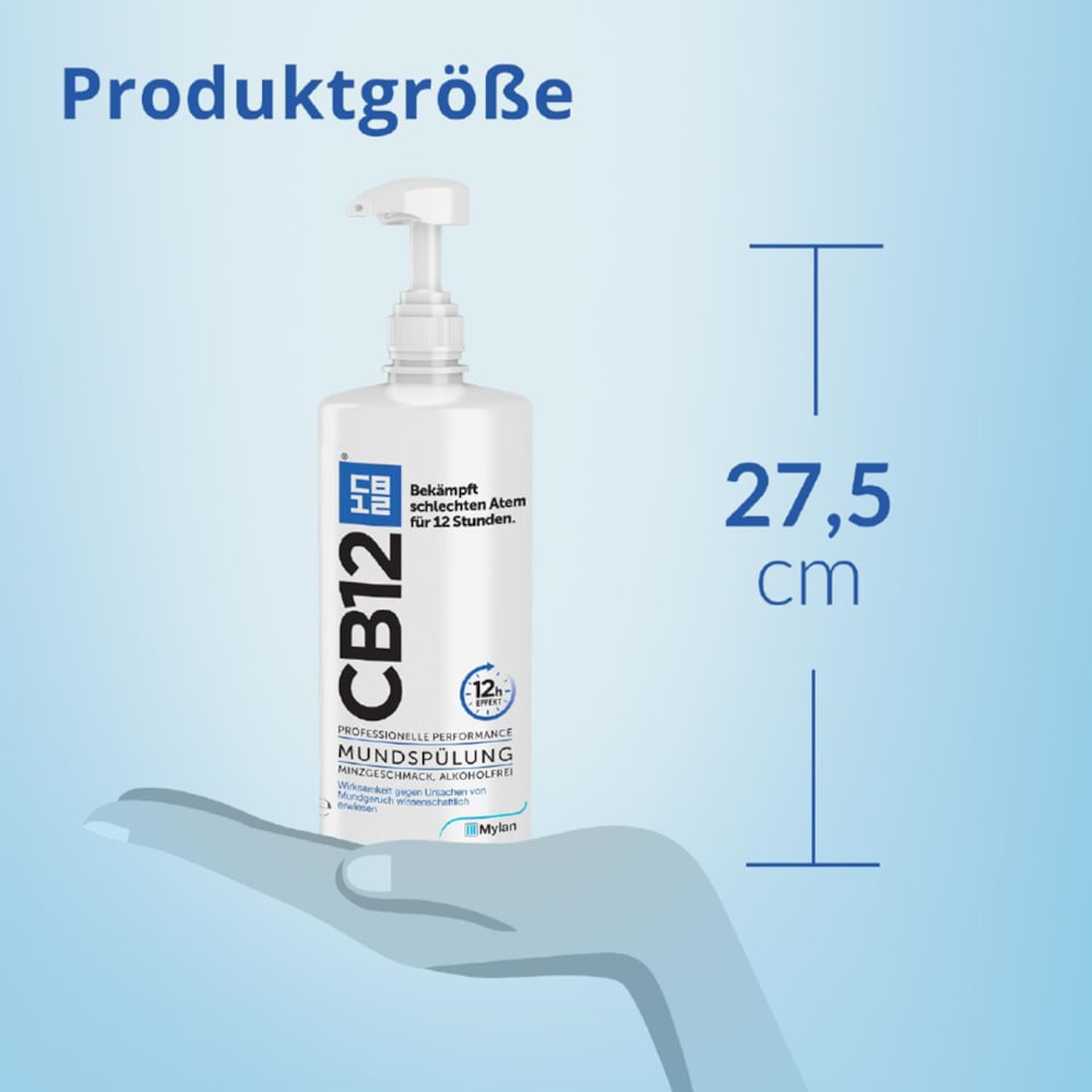 CB12 MUNDSPÜLUNG MINZGESCHMACK, ALKOHOLFREI 1000 ml Spüllösung