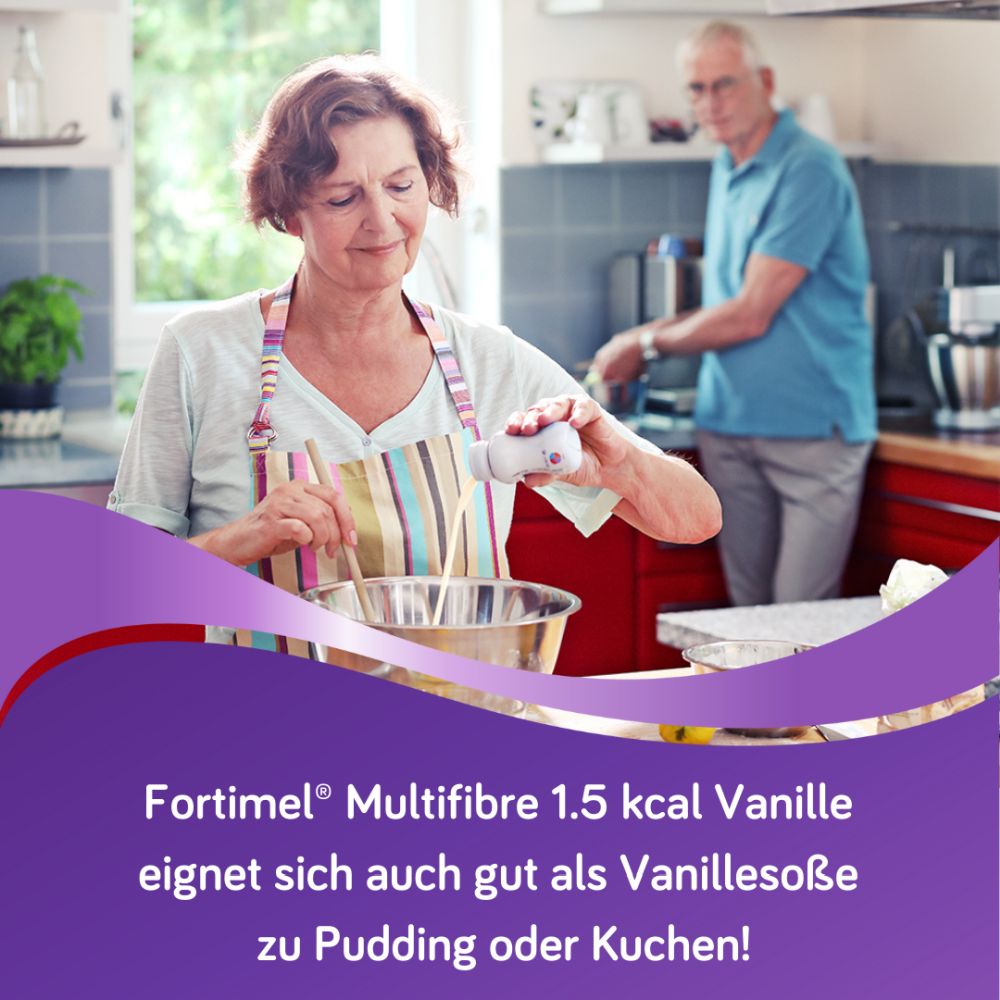 Fortimel Multifibre 1.5 kcal Vanillegeschmack 32X200 ml Flüssigkeit
