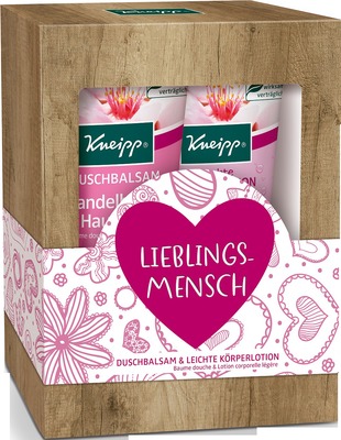 KNEIPP GESCHENKPACKUNG Lieblingsmensch Mandelbl.hz 2X200 ml