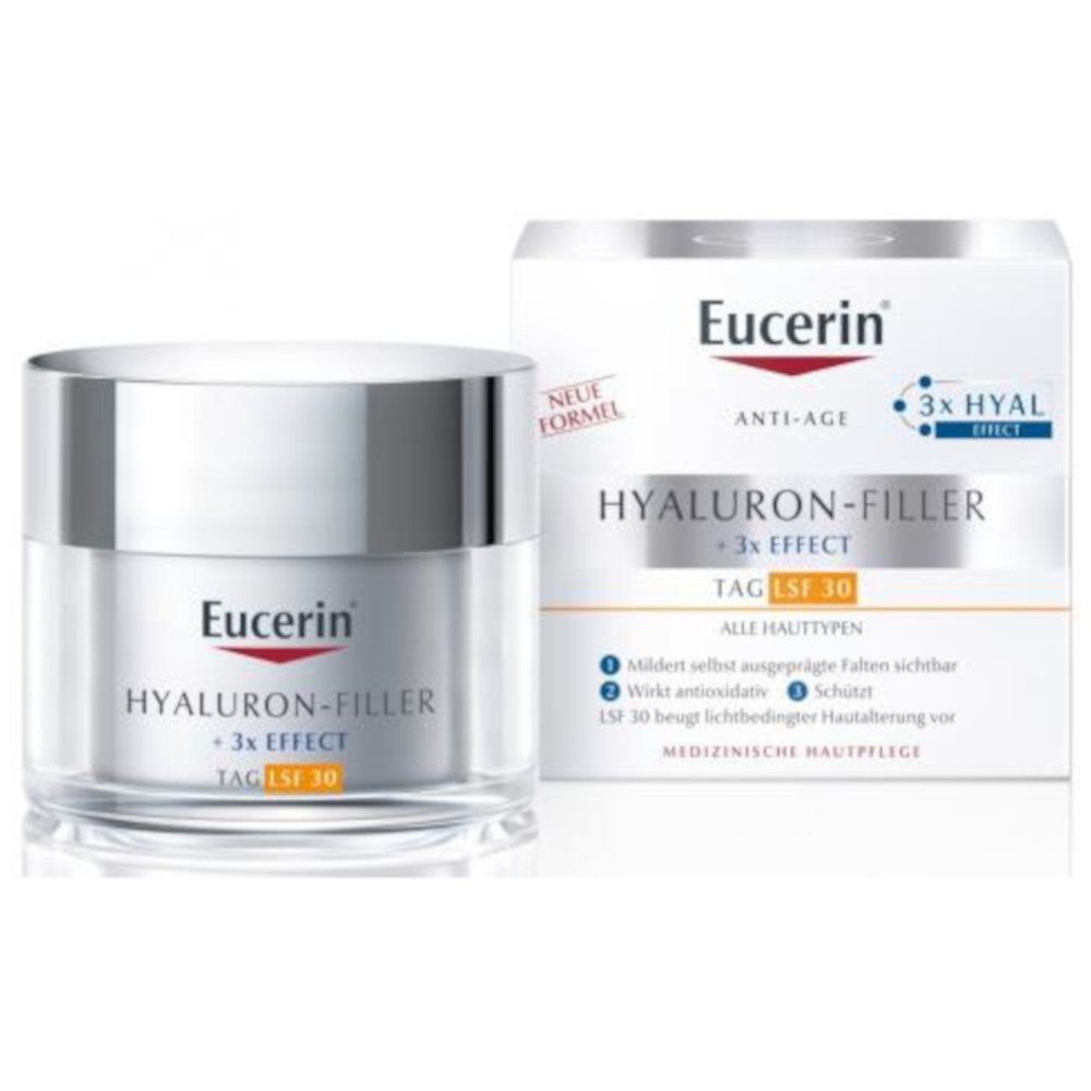 Eucerin ANTI AGE HYALURONFILLER + 3x EFFECT TAG LSF 30  50 ml Creme