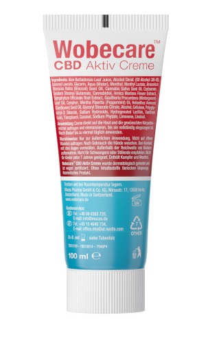 Wobecare CBD 100 ml Creme