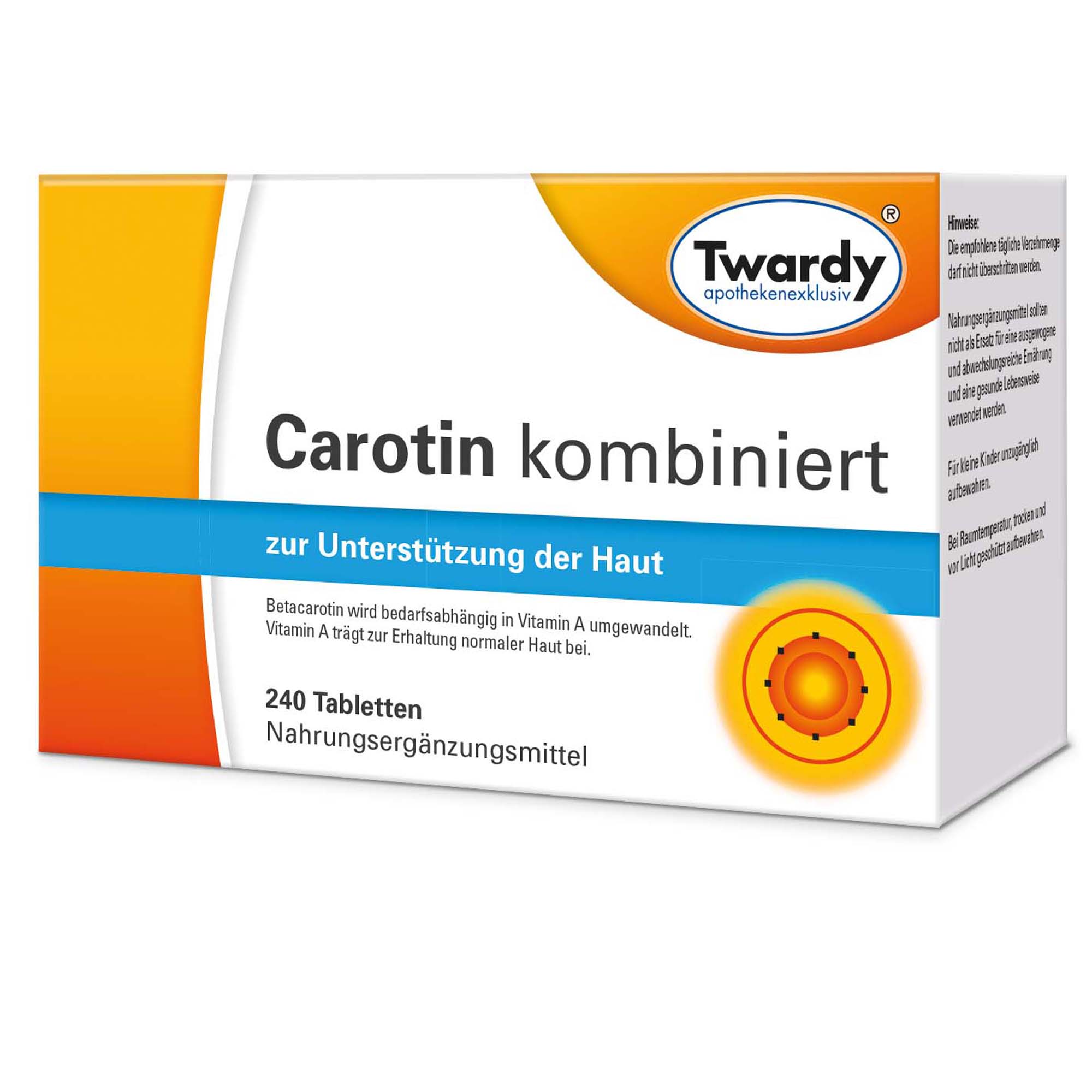 Twardy Carotin kombiniert 240 St Tabletten