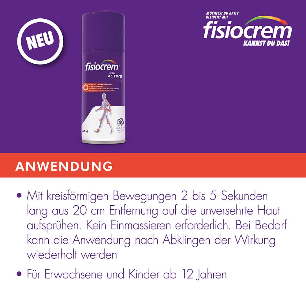 fisiocrem SPRAY ACTIVE ICE 150 ml Spray