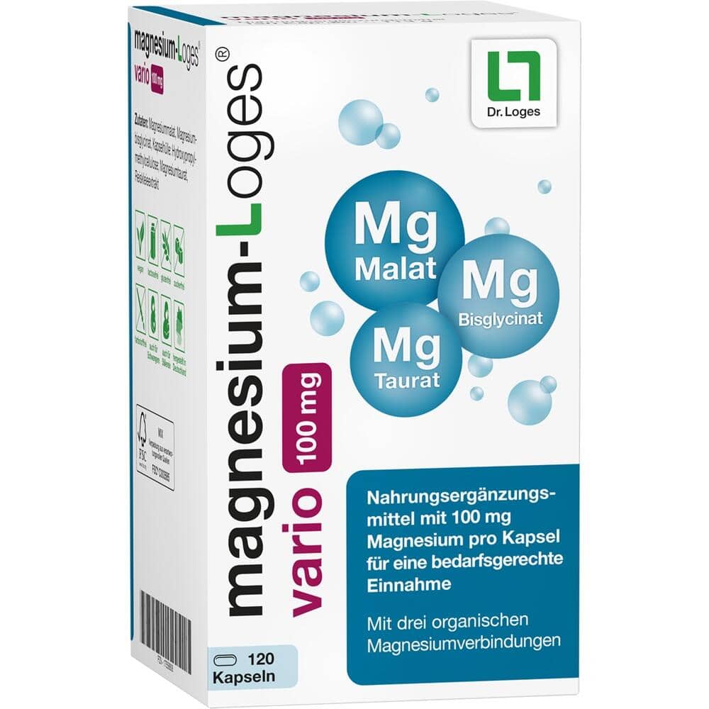 magnesium-Loges vario 100mg 120 St Kapseln