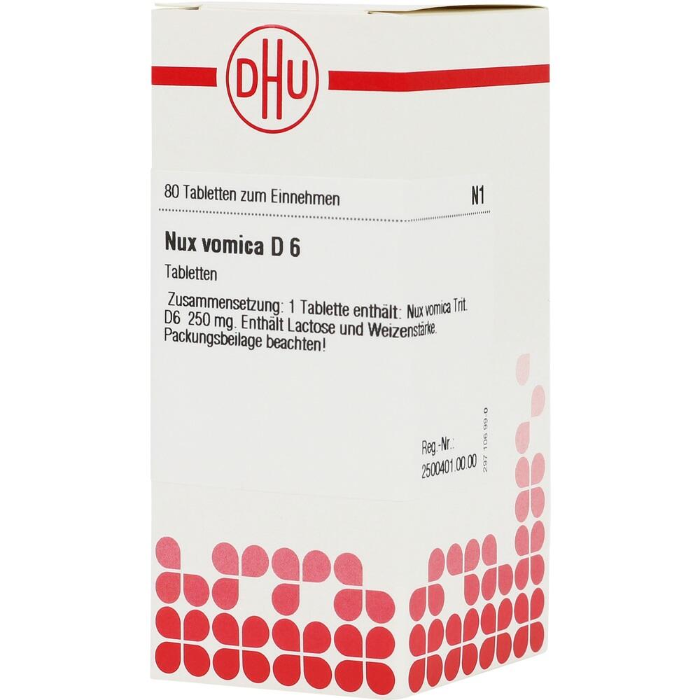 NUX VOMICA D 6  80 St Tabletten