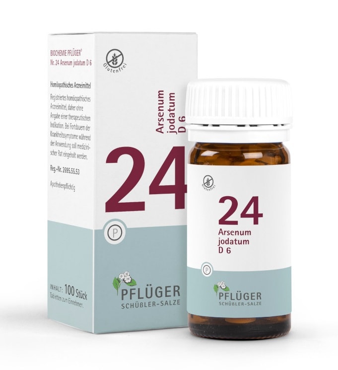 Schüßler-Salz Nr. 24 Arsenum jodatum D6 100 St Tabletten