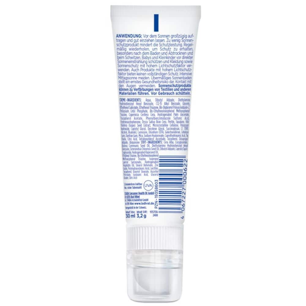 Ladival AKTIV Sonnenschutz Creme & Stift LSF 50+ 30 ml Creme