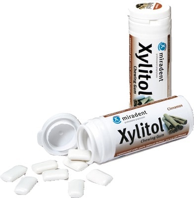 miradent Xylitol Chewing Gum Zimt 30 St Kaugummi