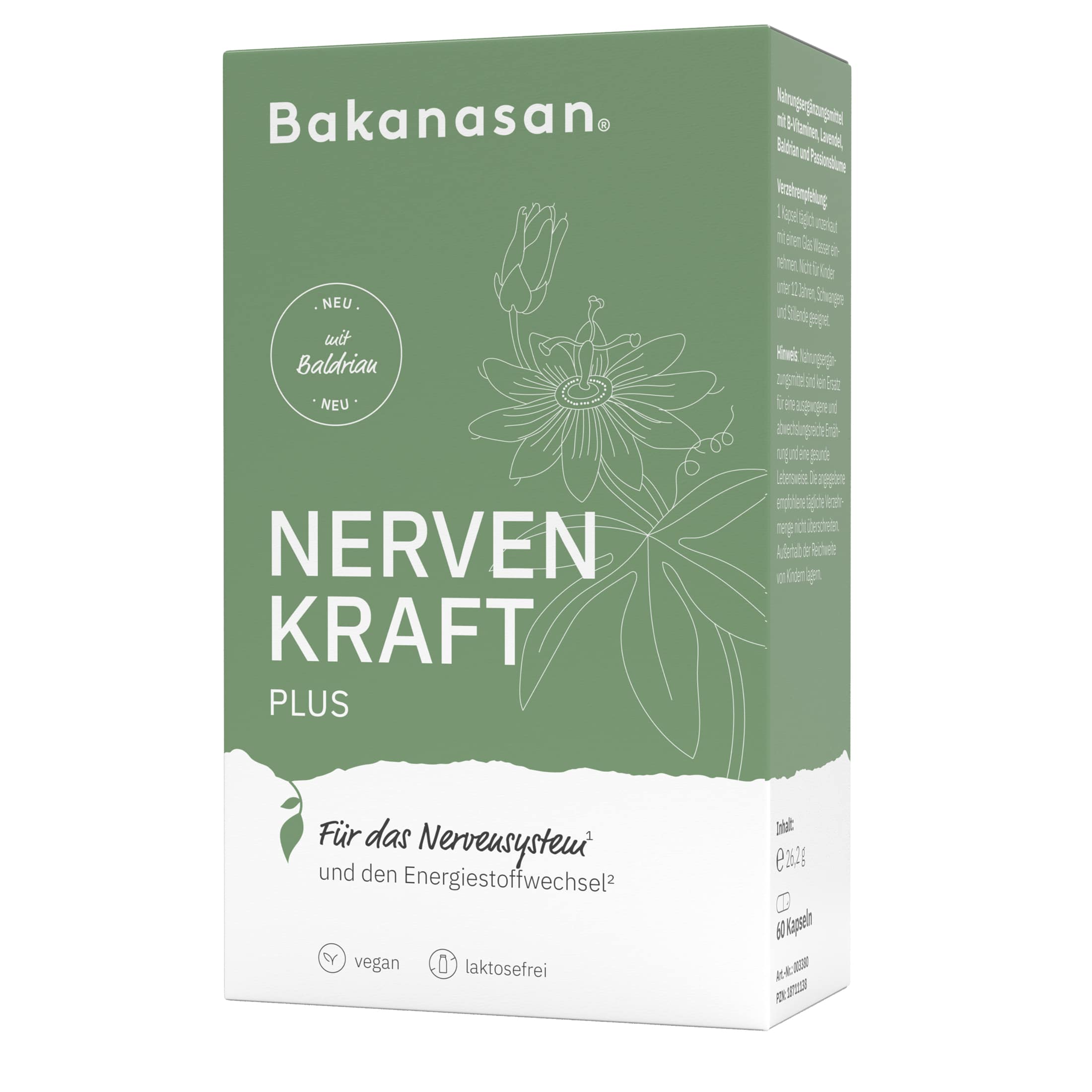 Bakanasan NERVENKRAFT PLUS 60 St Kapseln