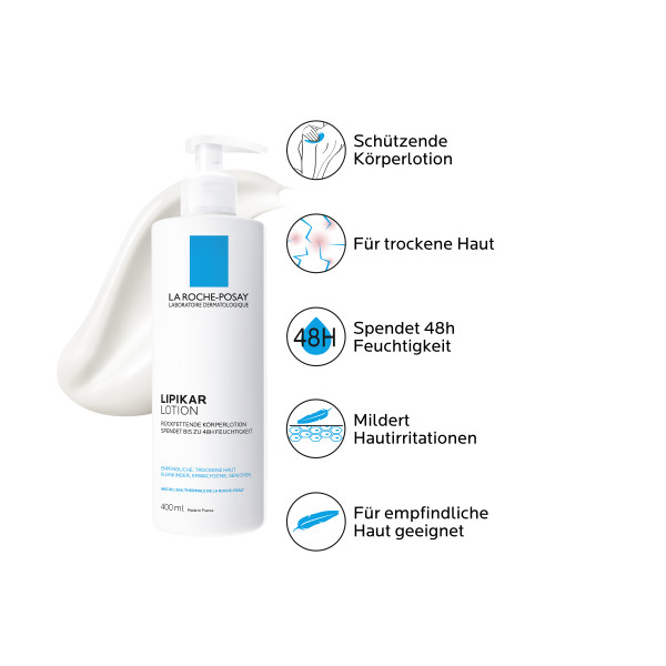 LA ROCHE-POSAY Lipikar Rückfettende Körperlotion 750 ml Lotion