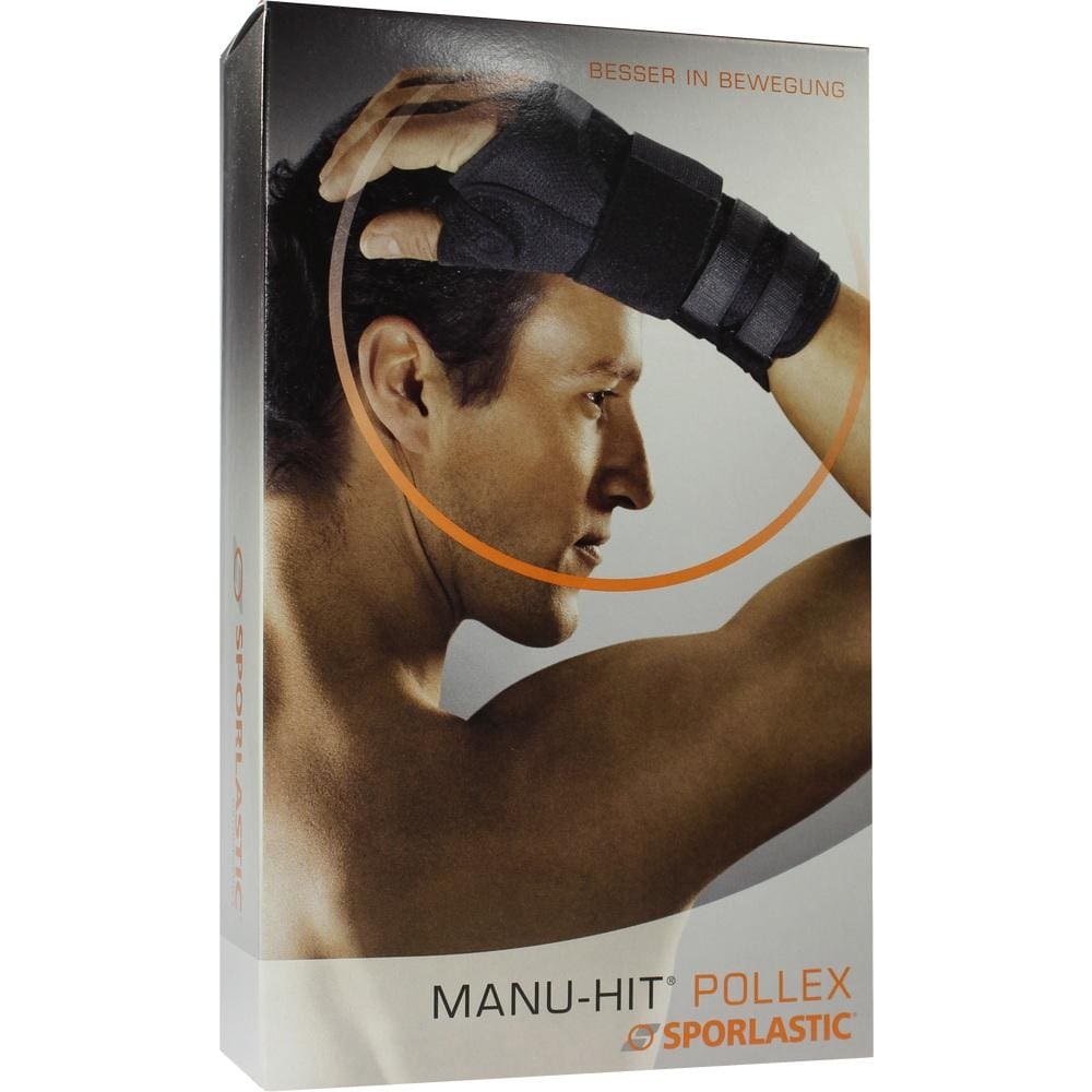 MANU-HIT POLLEX Orthese rechts Gr.S 07640 schwarz 1 St Bandage