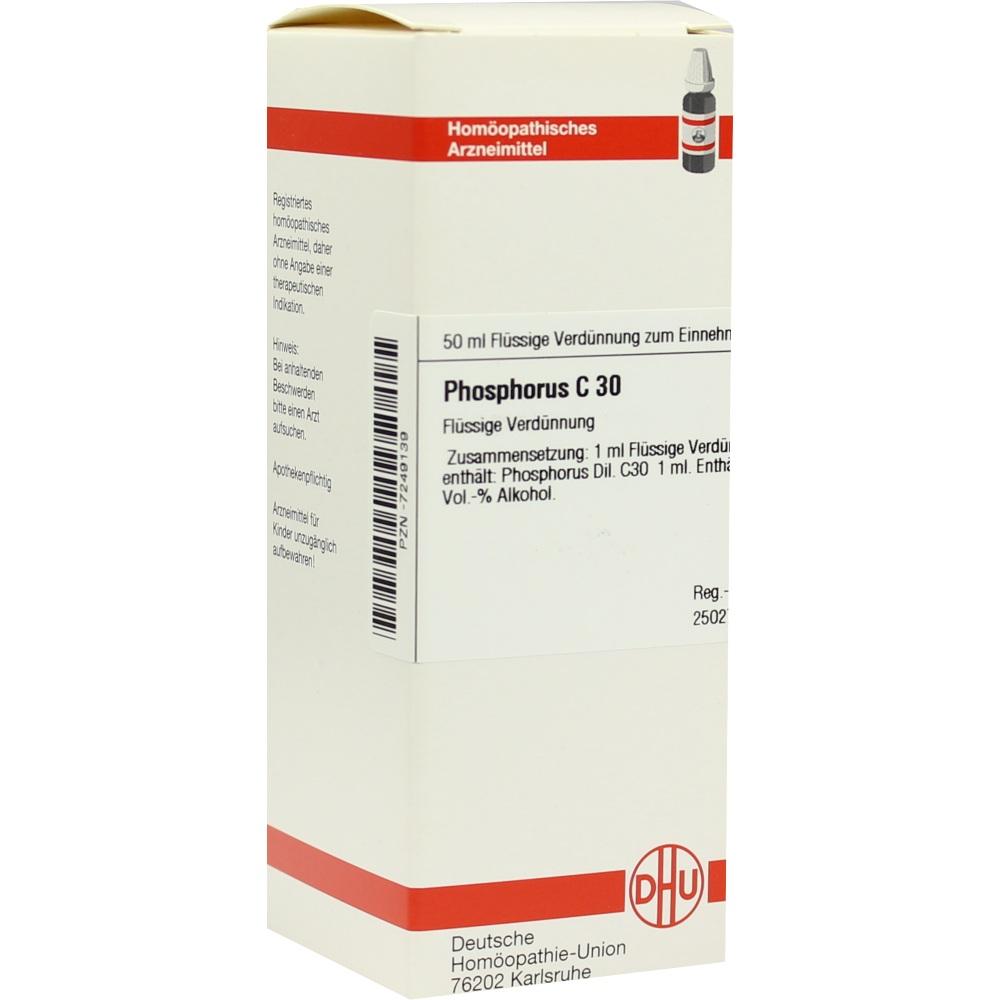 PHOSPHORUS C 30 Dilution 50 ml Dilution