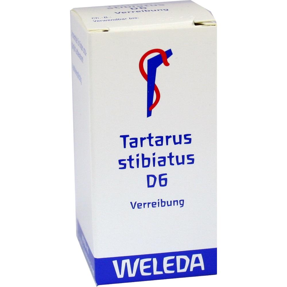 WELEDA TARTARUS STIBIATUS D 6 Trituration 20 g Trituration
