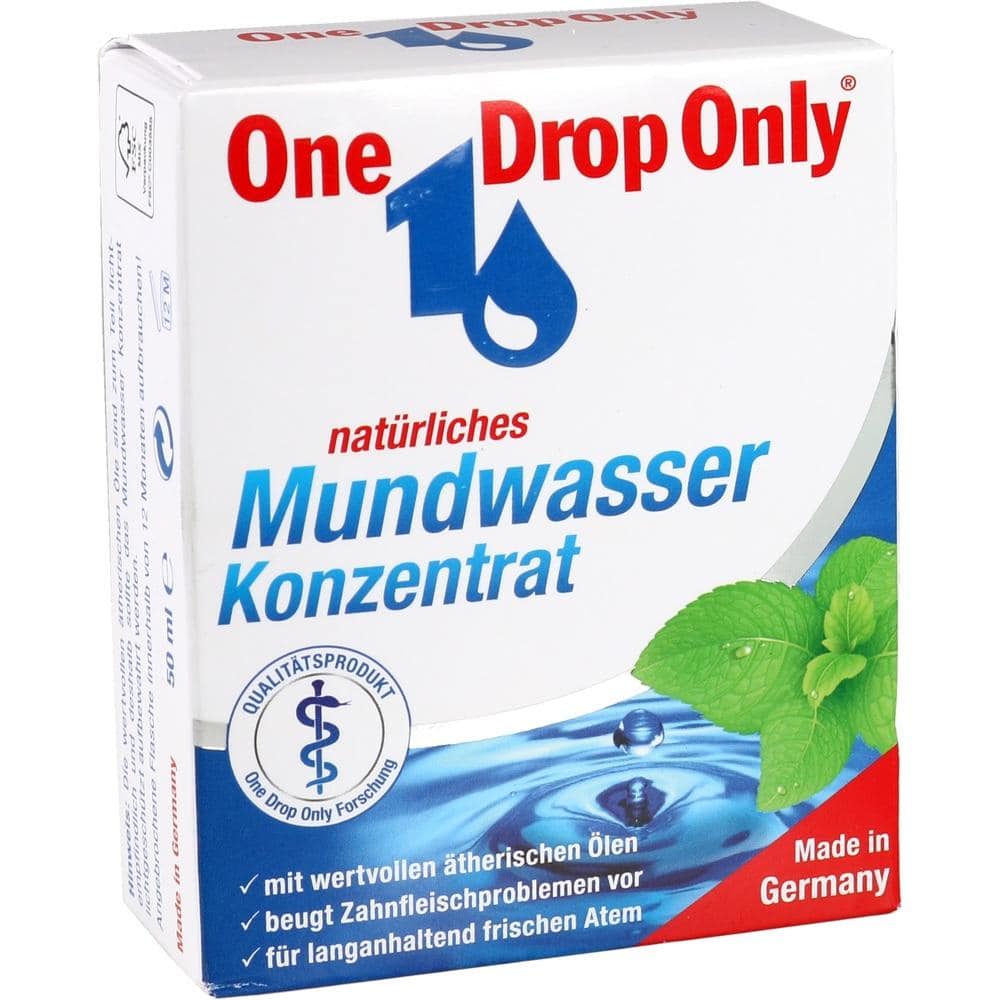 One Drop Only natürliches Mundwasser Konzentrat 50 ml Mundwasser