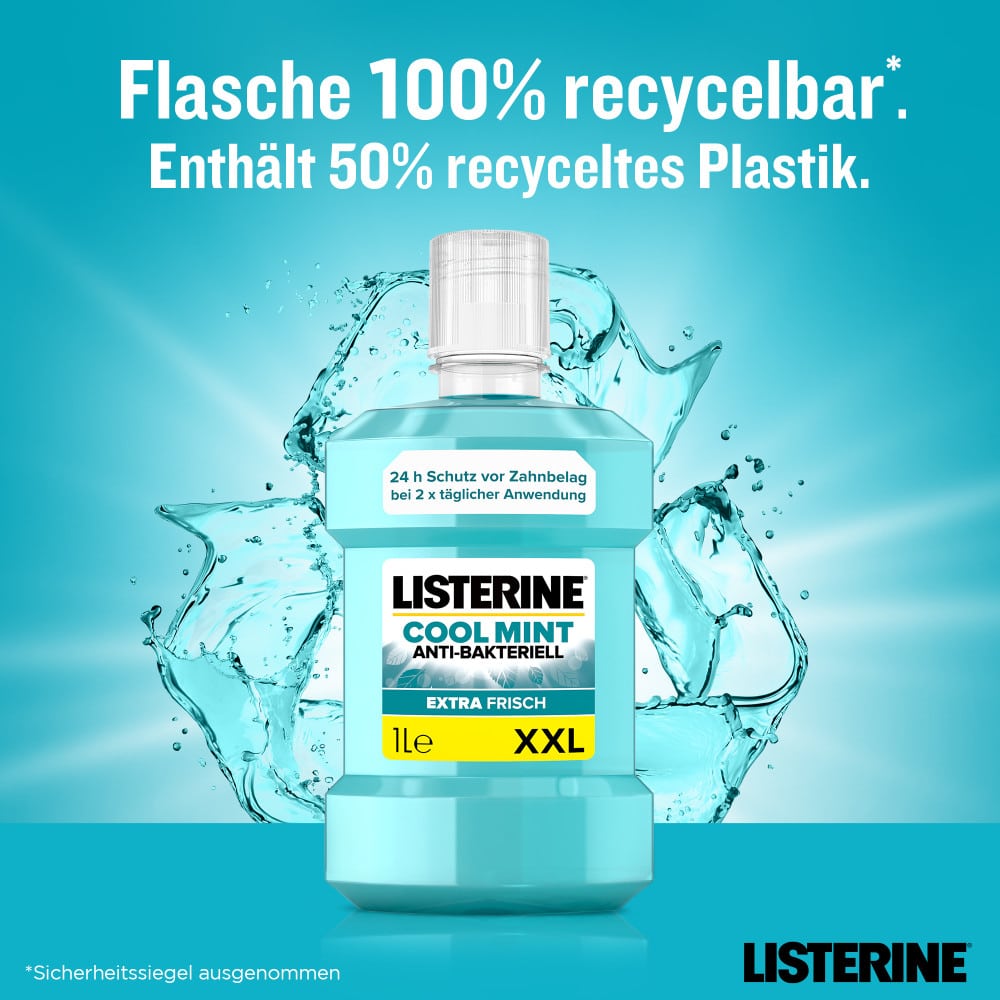 LISTERINE Cool Mint 1 Liter 1 l Lösung