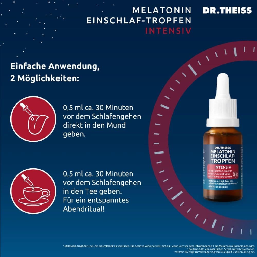 DR. THEISS MELATONIN EINSCHLAF-TROPFEN INTENSIV 20 ml Tropfen