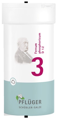 Schüßler-Salz Nr. 3 Ferrum phosphoricum D12 100 g Pulver