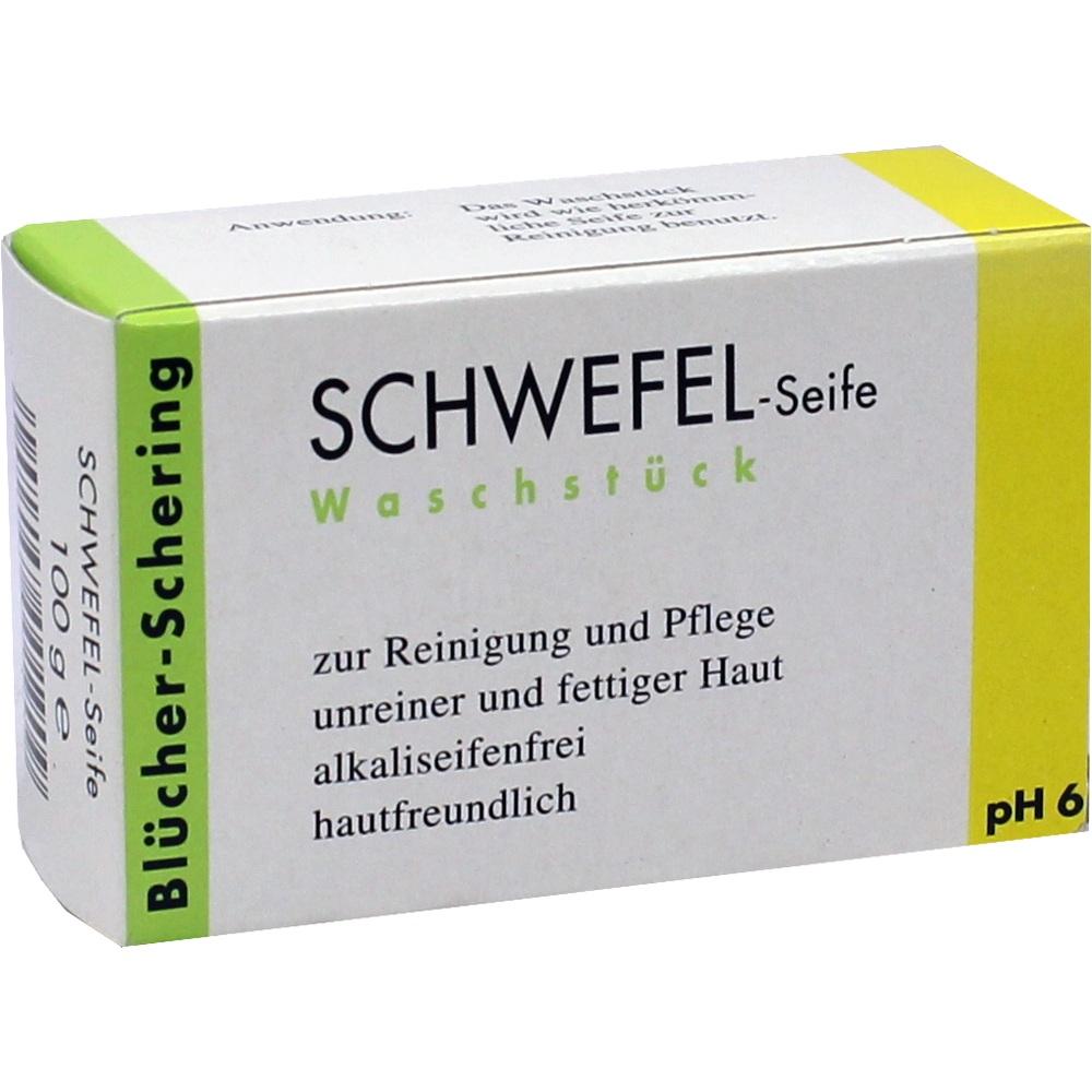 SCHWEFEL SEIFE Blücher Schering 100 g Seife