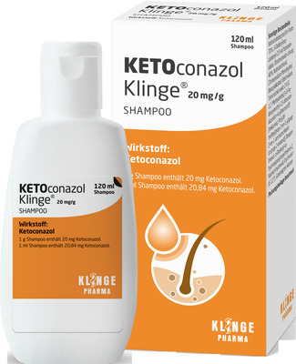 KETOconazol Klinge 20 mg/g 120 ml Shampoo