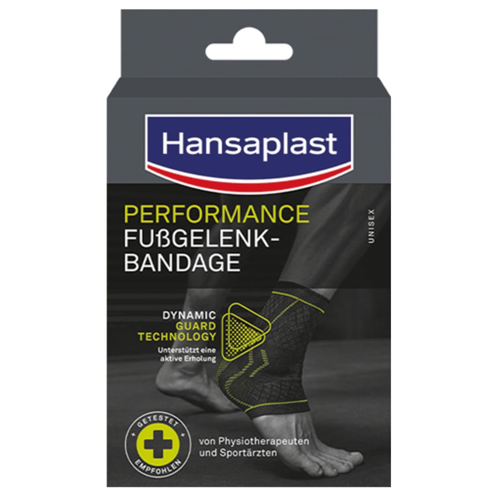 Hansaplast PERFORMANCE FUßGELENK-BANDAGE Größe M 1 St Bandage
