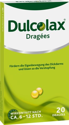 DulcoLax DRAGÉES - Abführmittel bei Verstopfung 20 St Tabletten magensaftresistent